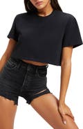 Good American Heritage Crop Cotton T-Shirt