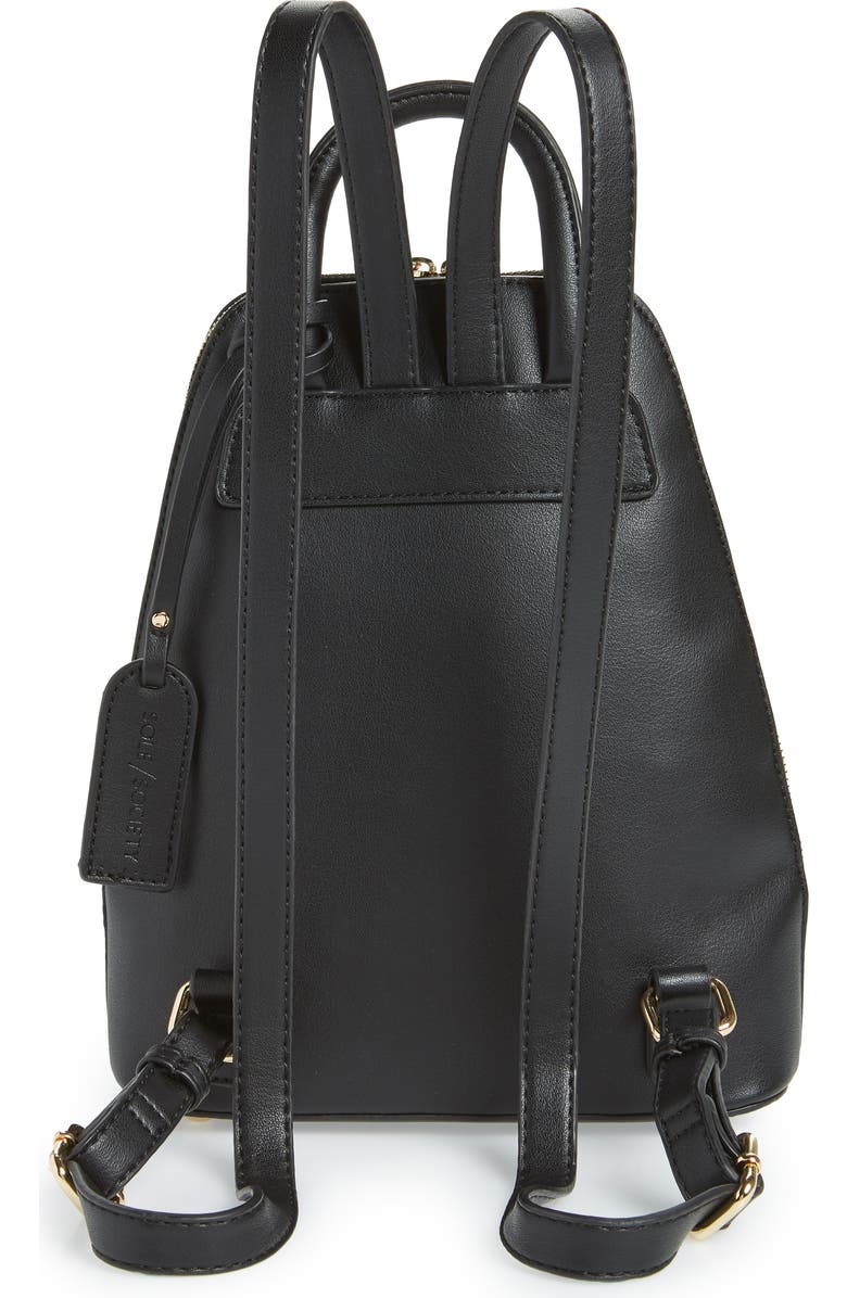 Sole Society Aushan Faux Leather Backpack, Alternate, color,