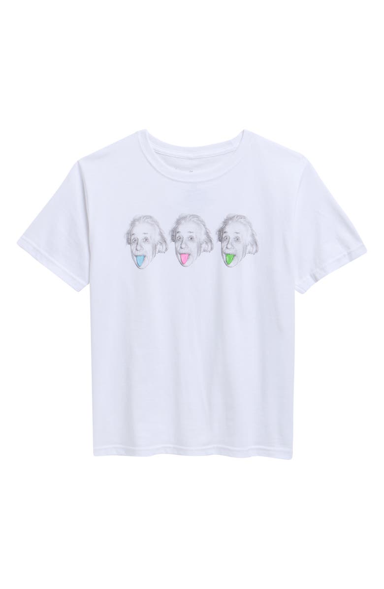 Philcos Kids' Einstein Colors Graphic T-Shirt, Main, color, White