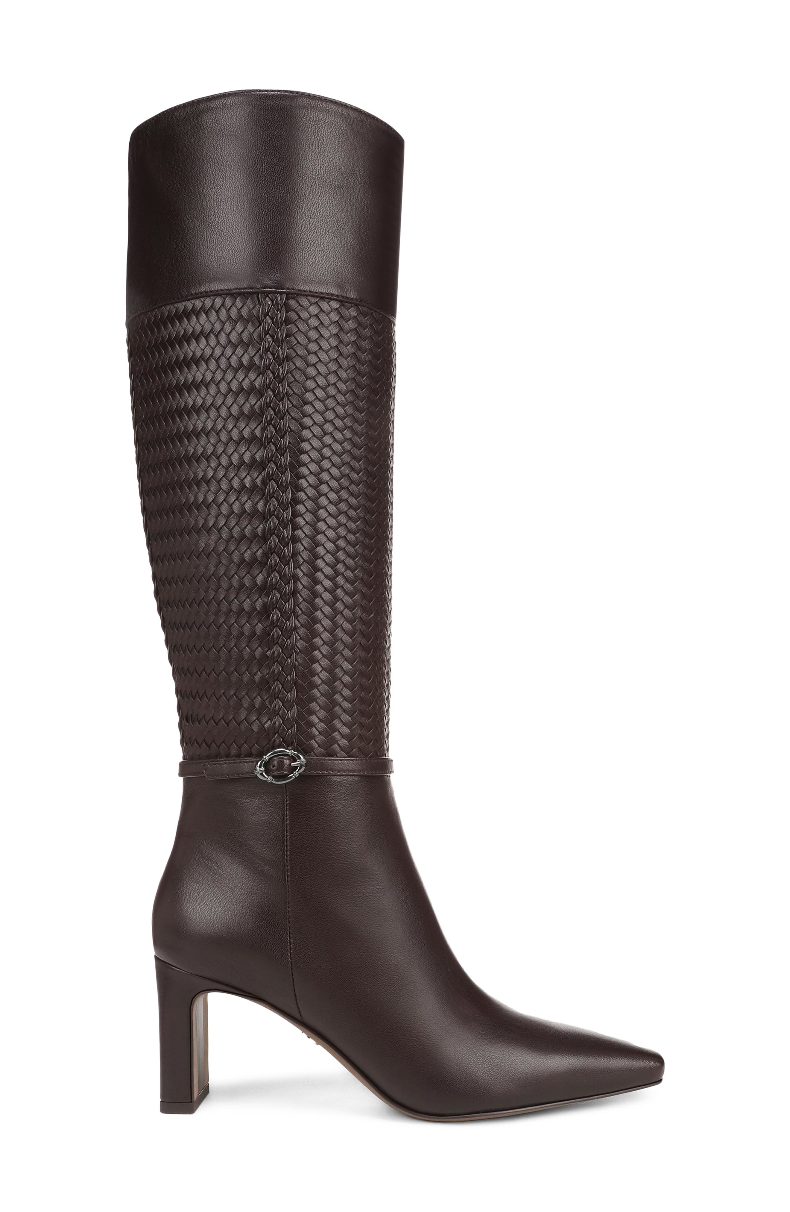 Sylvia Weave Knee High Boot, Alternate, color, CAFE NOIR