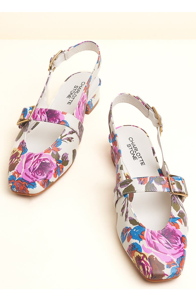 Charlotte Stone Rose Slingback Flat, Alternate, color,