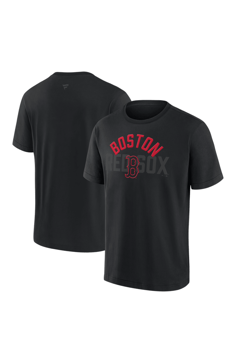 FANATICS Men's Fanatics Boston Red Sox Black Out Heavyweight T-Shirt, Main, color, Black