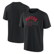 FANATICS Men's Fanatics Boston Red Sox Black Out Heavyweight T-Shirt