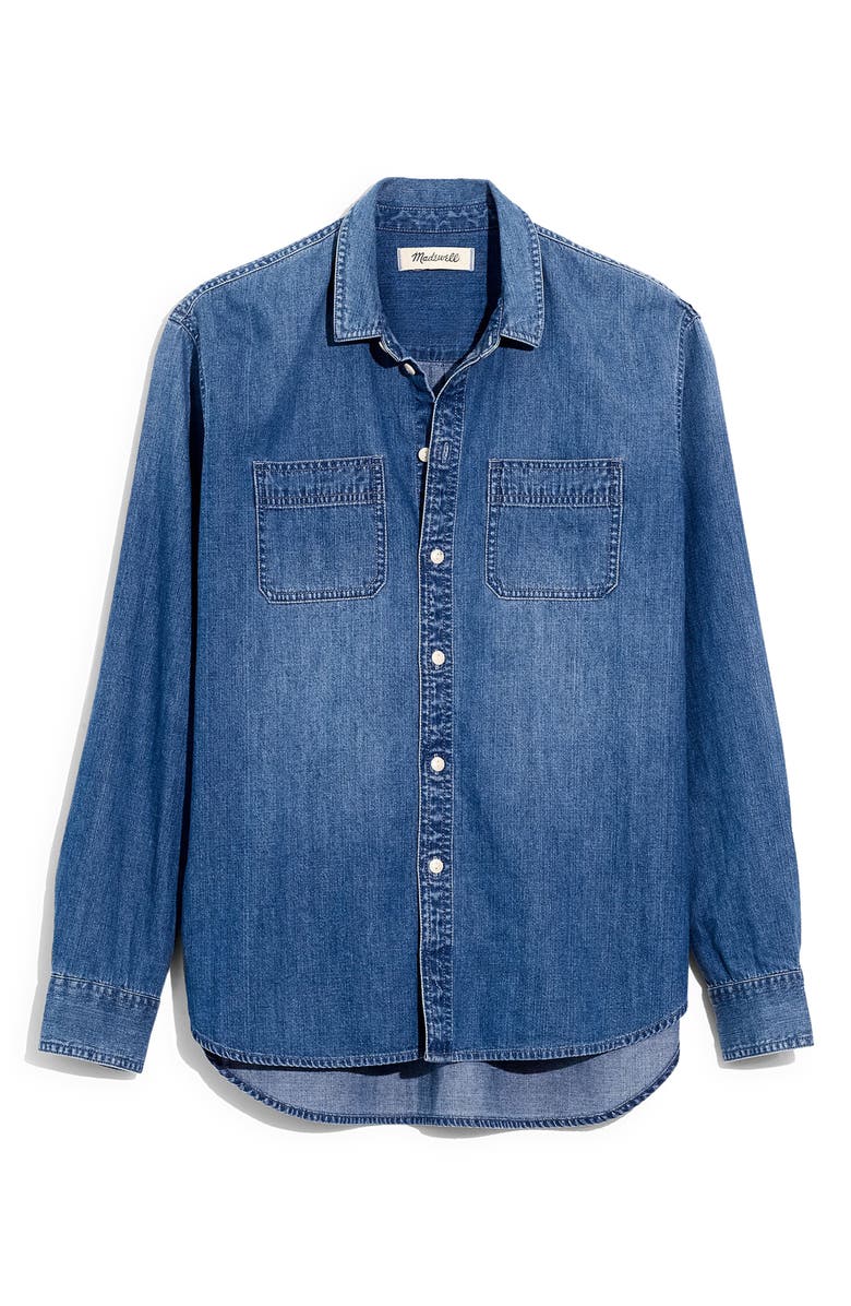 Madewell Chambray Shirt, Alternate, color,