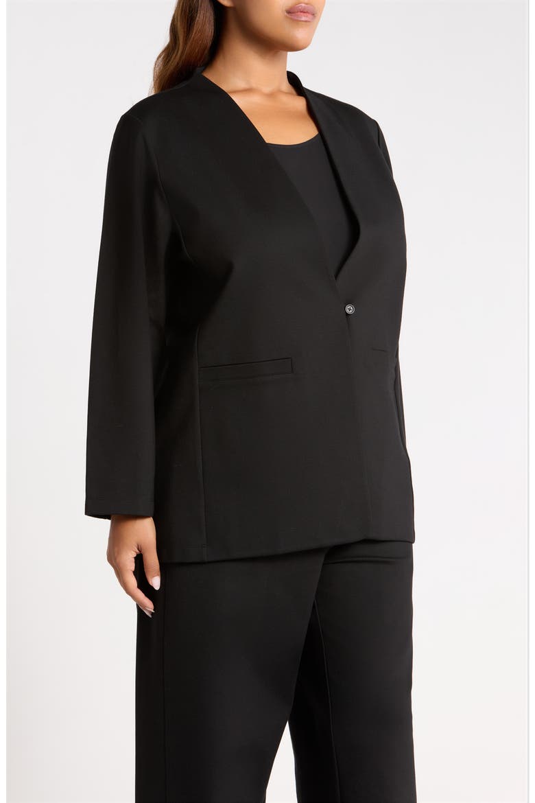 Shaped Blazer, Alternate, color, BLACK