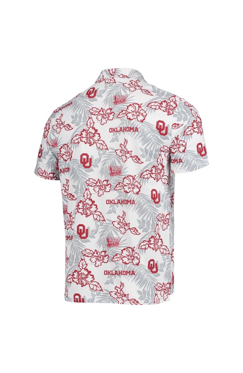 Reyn Spooner Men's Reyn Spooner White Oklahoma Sooners Performance Polo, Alternate, color, White