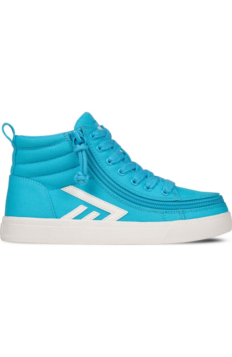 BILLY Footwear Kids' Classic High Top Sneaker, Main, color, Turquoise/ White