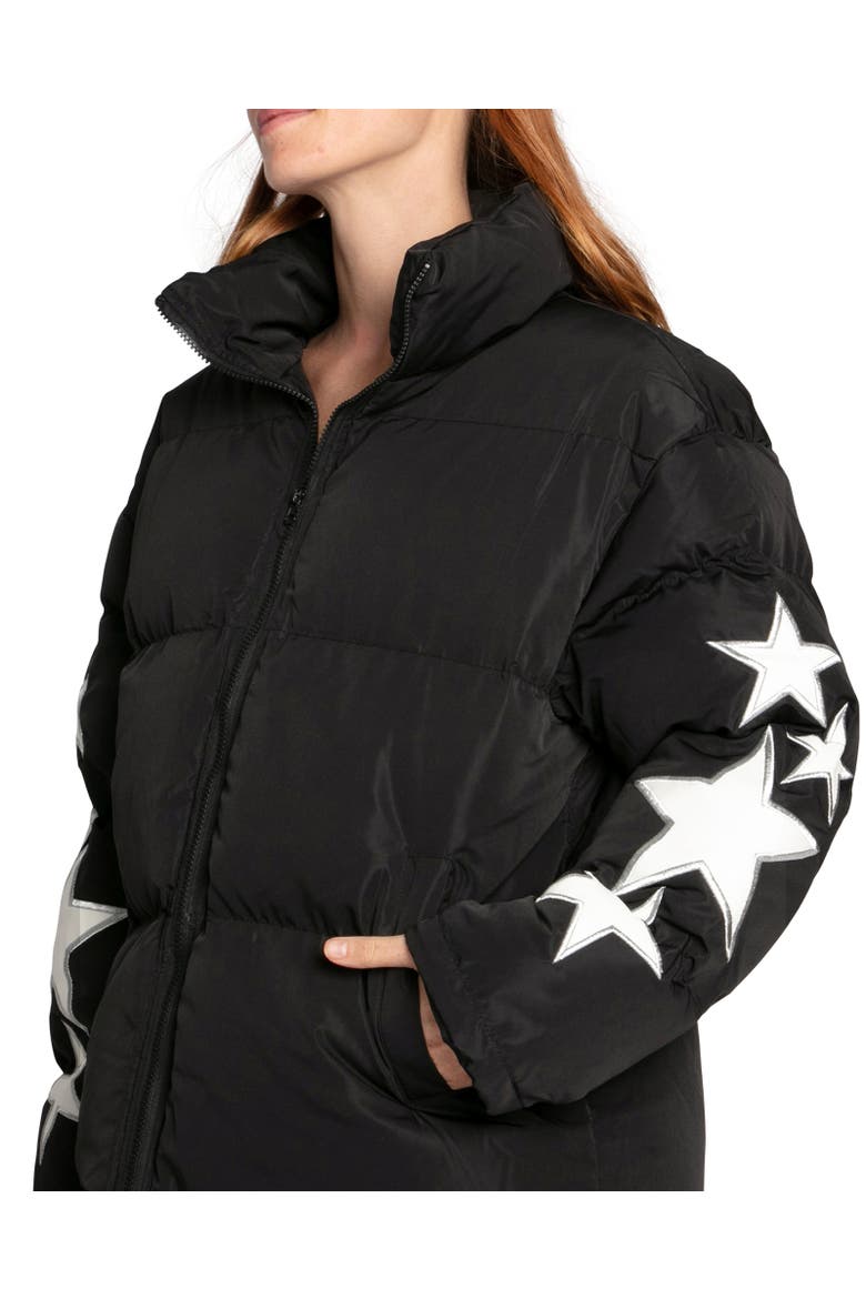 A Star Is Born Puffer Jacket, Alternate, color, Black