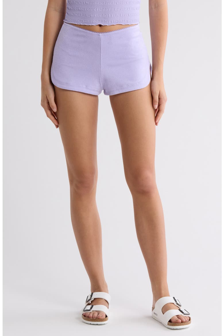 French Terry Shorts, Main, color, MILLIE LAVENDER