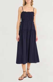 The Good Journey Smocked Tank Dress