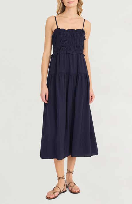 The Good Journey Smocked Tank Dress