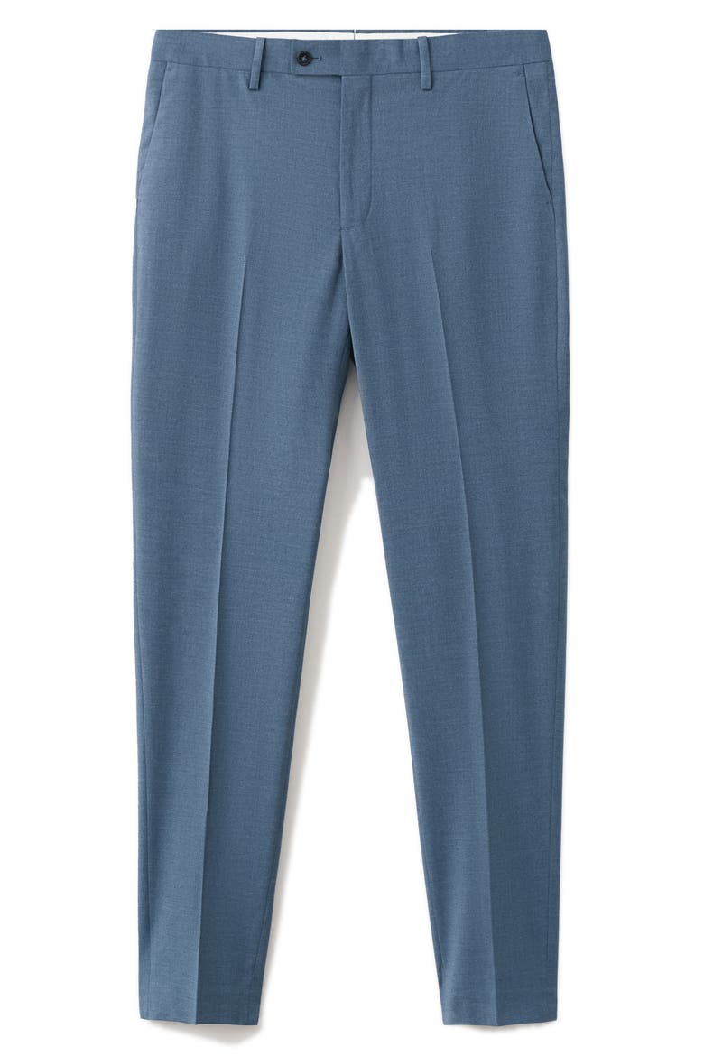 Milan Slim Fit Suit Pants, Alternate, color, INDIGO BLUE