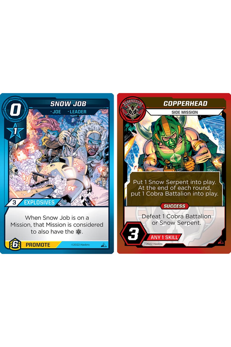 G.I. Joe Deckbuilding Game Coldsnap Expansion, Alternate, color, Multicolored