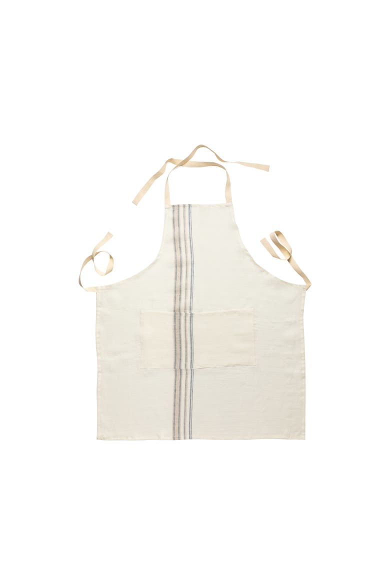 Carmela Kitchen apron, Main, color, Blue-cream