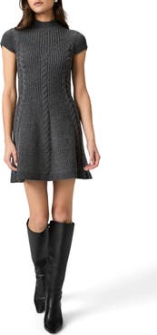 PAIGE Freya Wool Blend Sweater Minidress