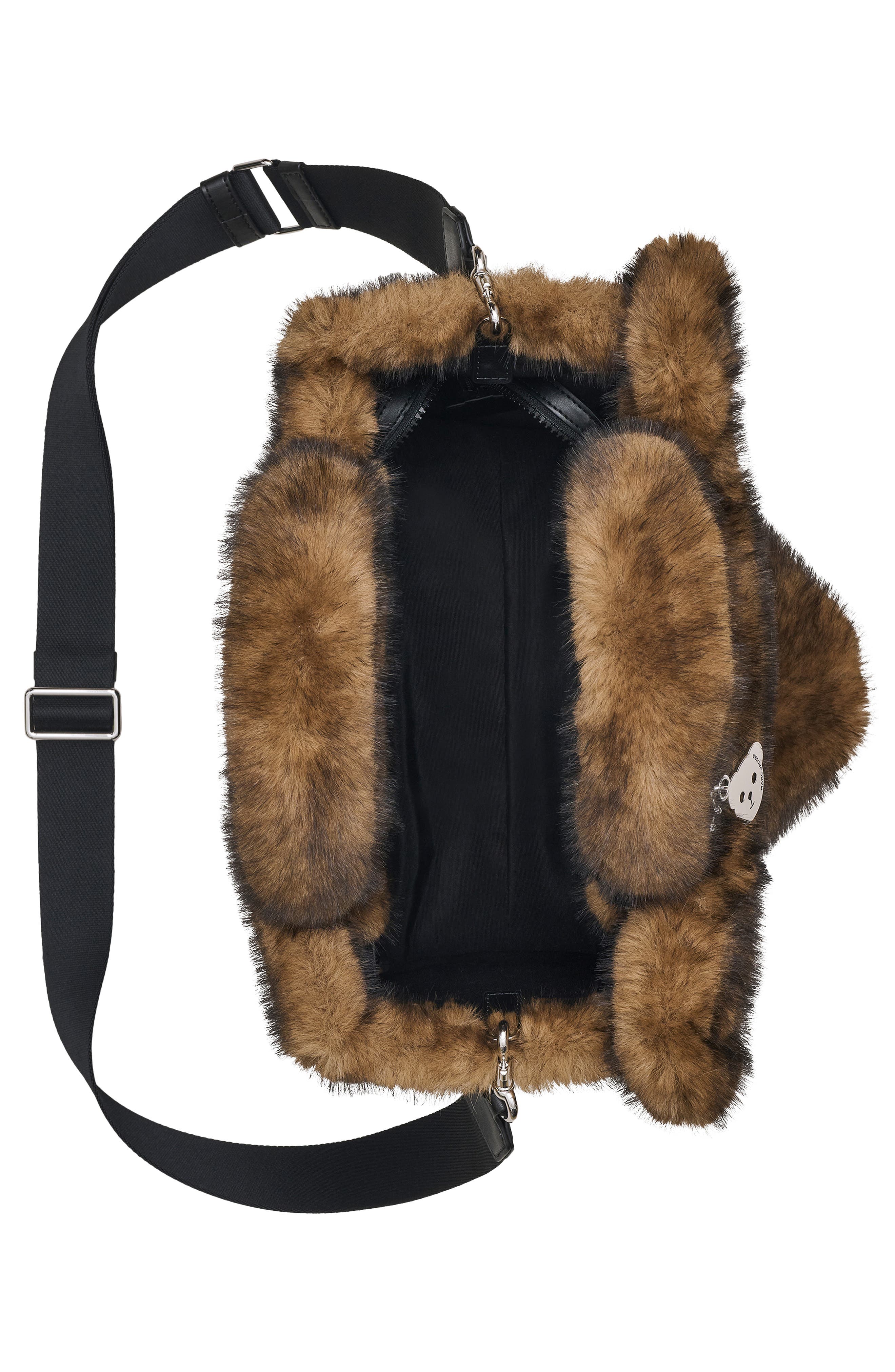 Marc Jacobs The Medium Teddy Faux Fur Tote, Alternate, color, 