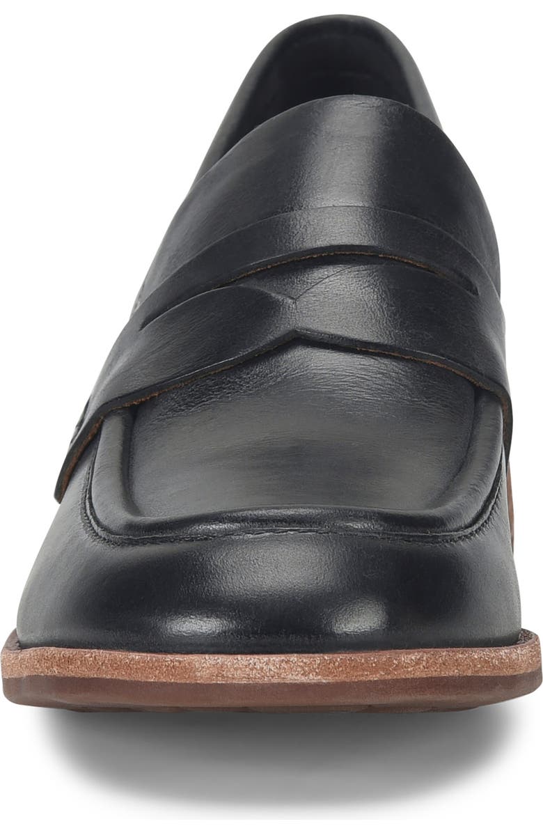 Kork-Ease<sup>®</sup> Keegan Penny Loafer Pump, Alternate, color, Black Leather