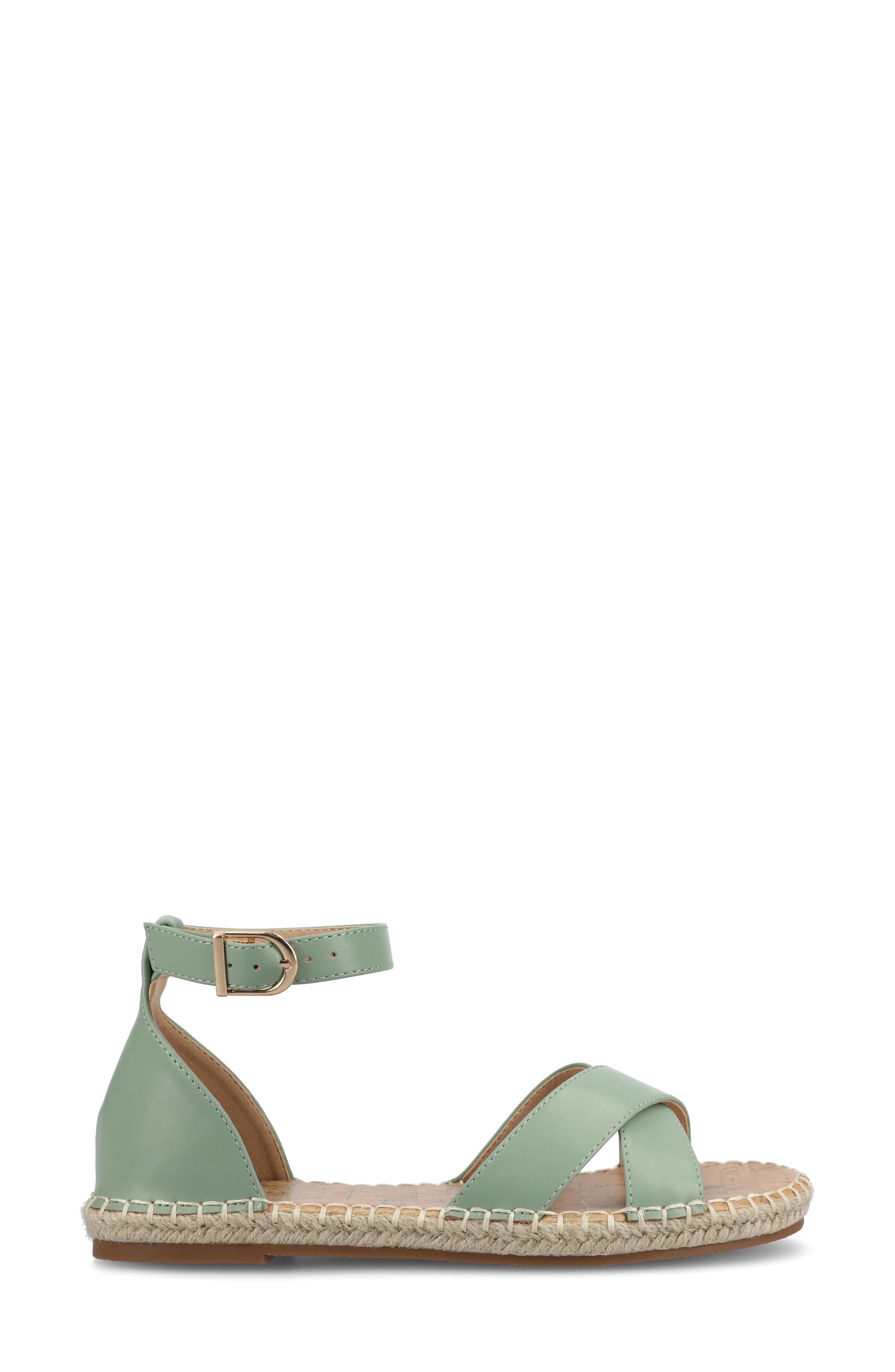 JOURNEE Lyddia Espadrille Sandal, Alternate, color, GREEN