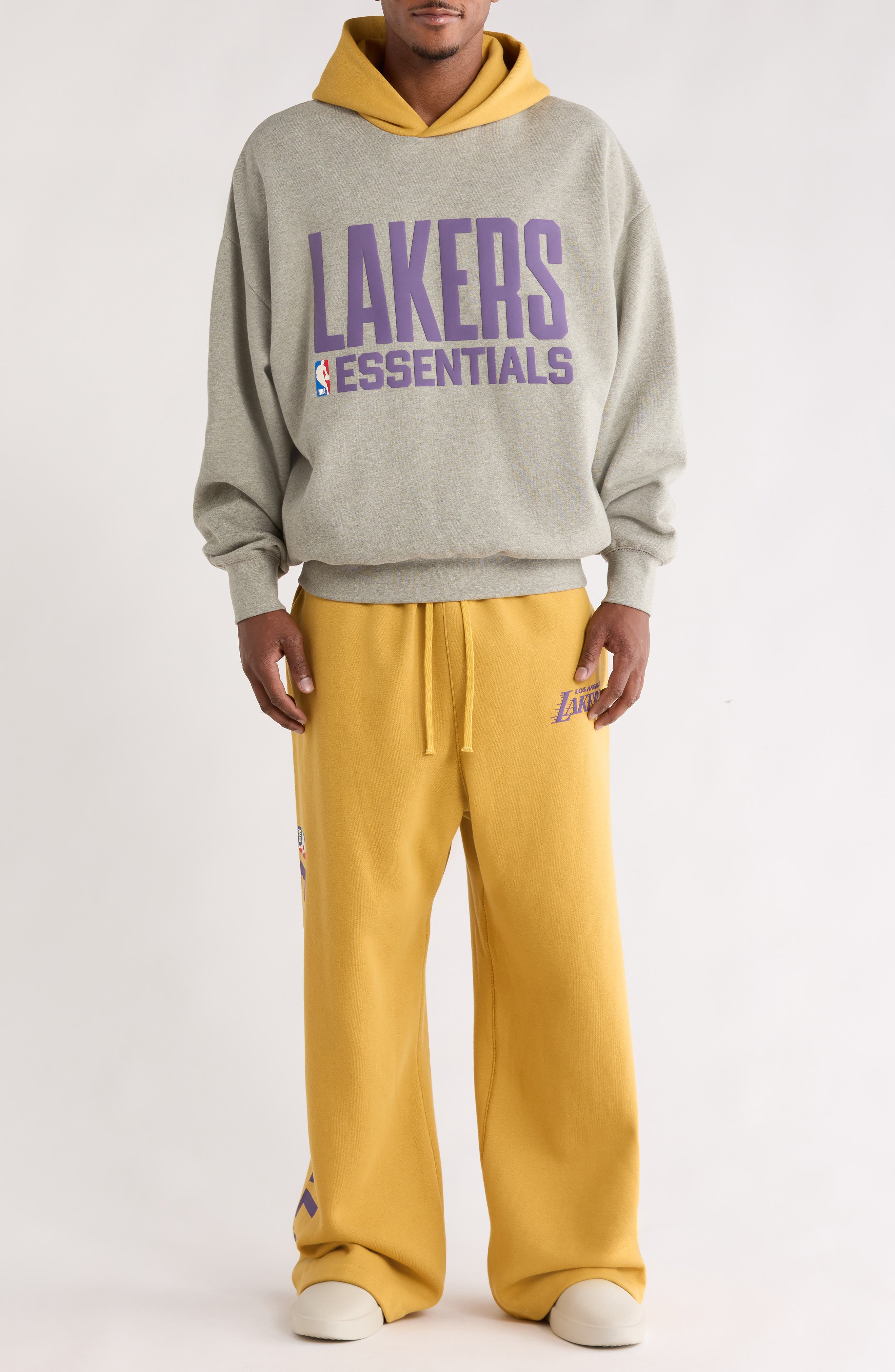 Fear of God Essentials x NBA Lakers Sports Fit Hoodie (Men