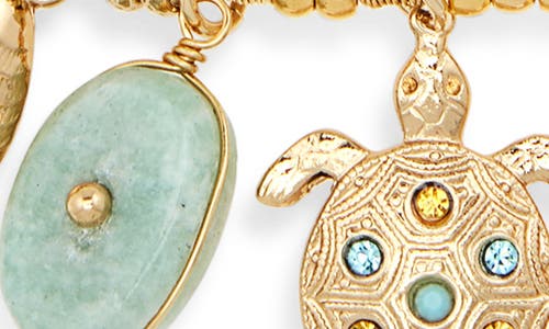 Gas Bijoux Bellagio Mixed Charm Choker Necklace In Gold