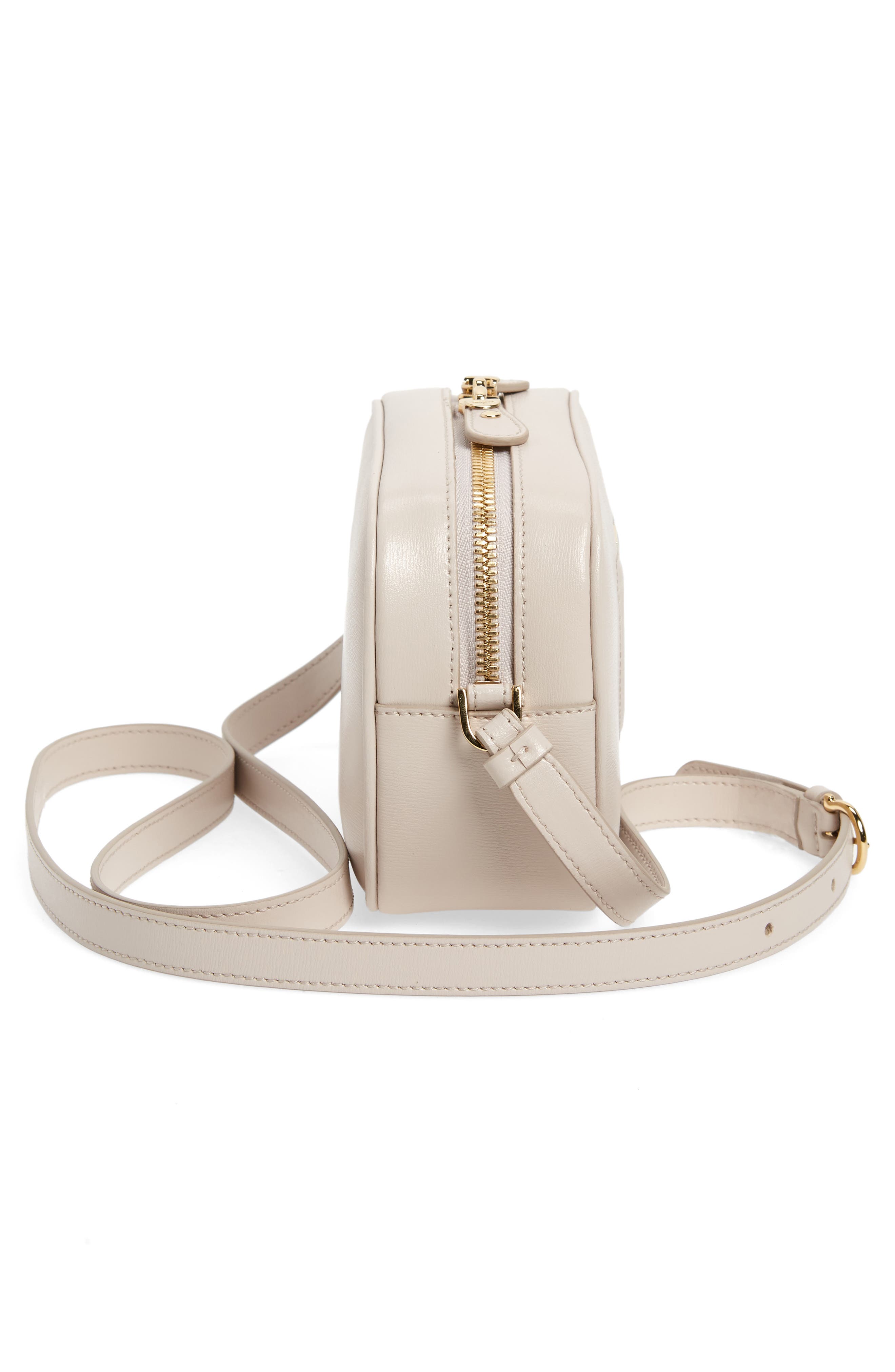 FERRAGAMO Salvatore Ferragamo Gancio Leather Camera Bag, Alternate, color, 