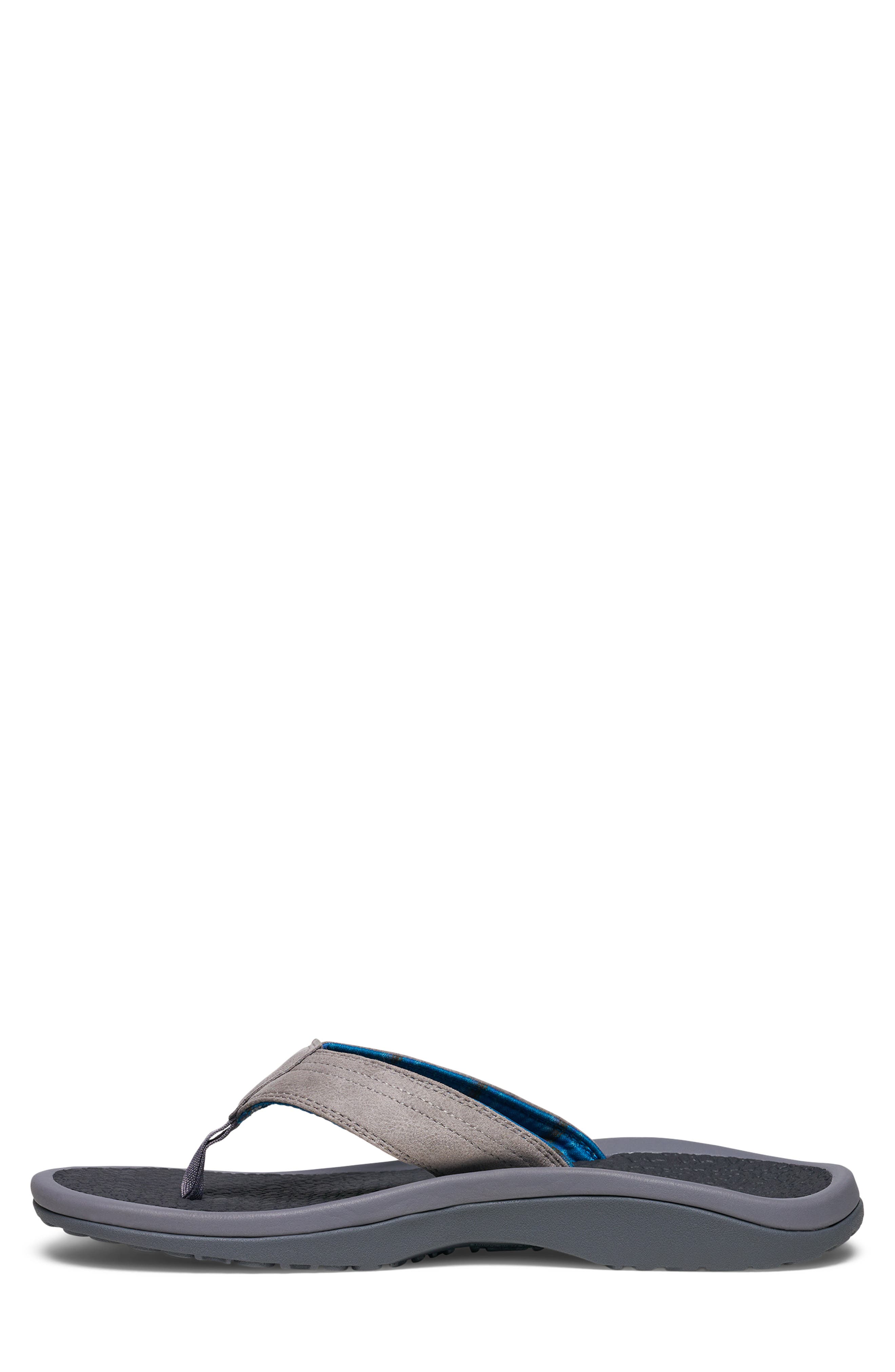 On the Rocks Flip Flop, Alternate, color, FROST GREY