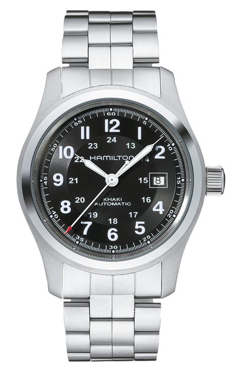 Khaki Field Automatic Bracelet Watch, 42mm