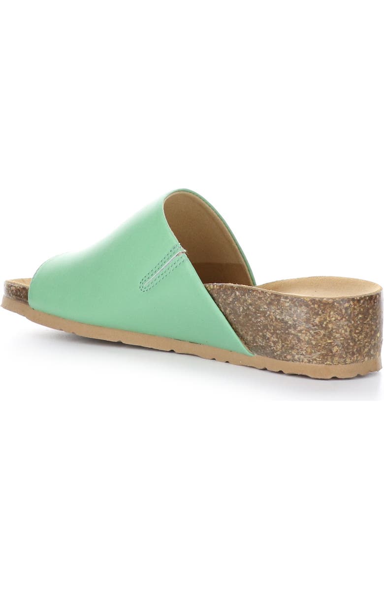 Bos. & Co. Lux Slide Sandal, Alternate, color, Mint Nappa