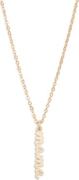 Set & Stones Mama Charm Pendant Necklace