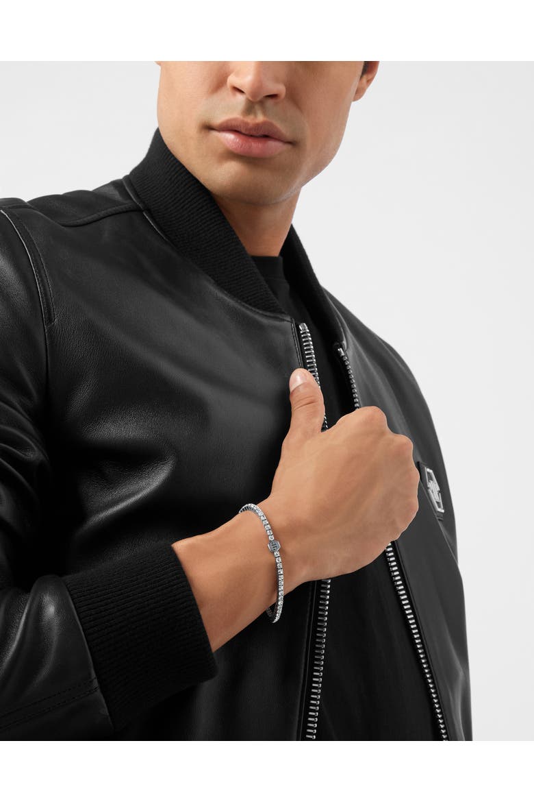 Bracelet Plein Tennis Royal Men, Alternate, color, Silver