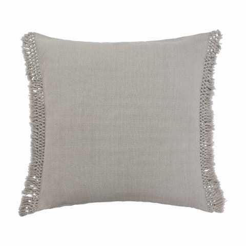 Lavato Oyster Cotton Euro Sham 26" x 26"