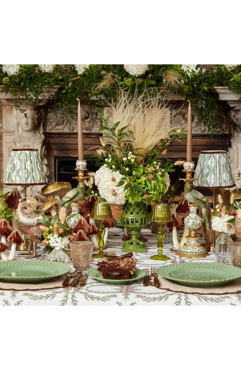 Mrs. Alice Ikat Lampshade, Alternate, color, Green