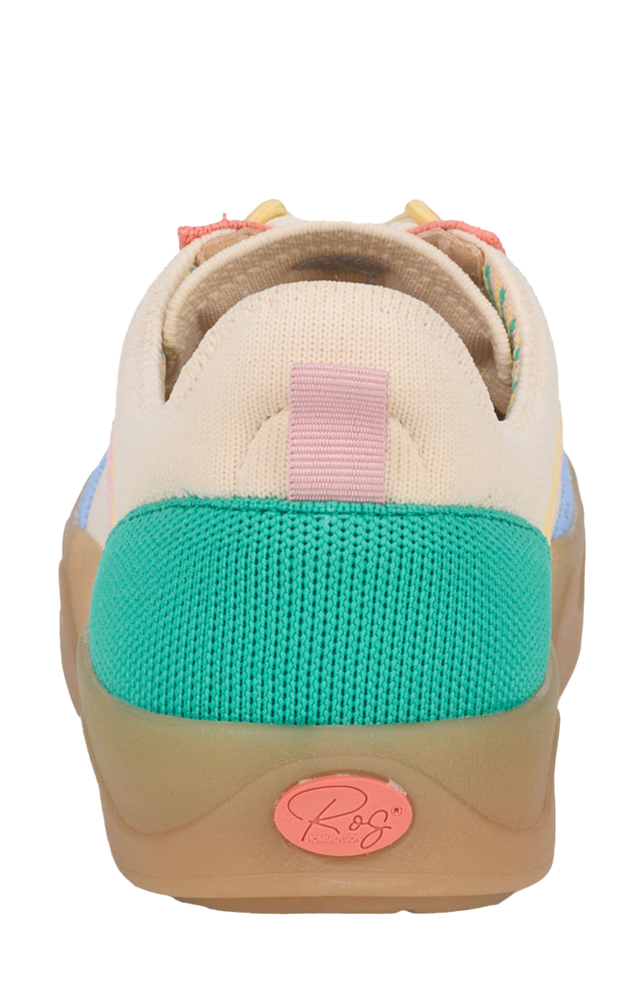 Stella Sneaker, Alternate, color, BRIGHT MULTI KNIT