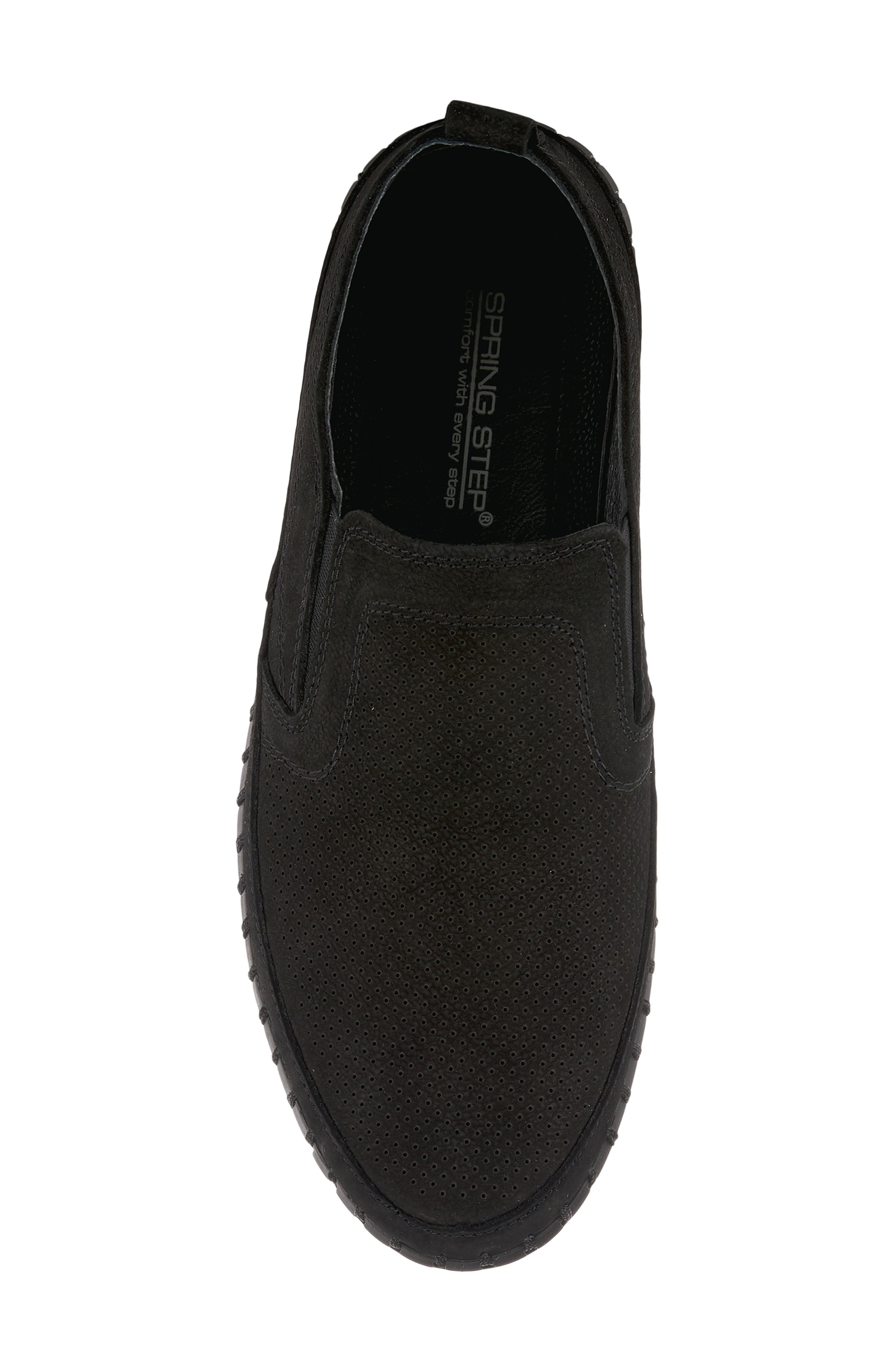 Spring Step Mateo Slip-On Sneaker, Alternate, color, Black Nubuck