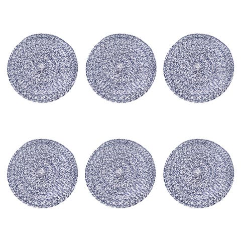 Braided Round Placemats Sets of 6 Collection