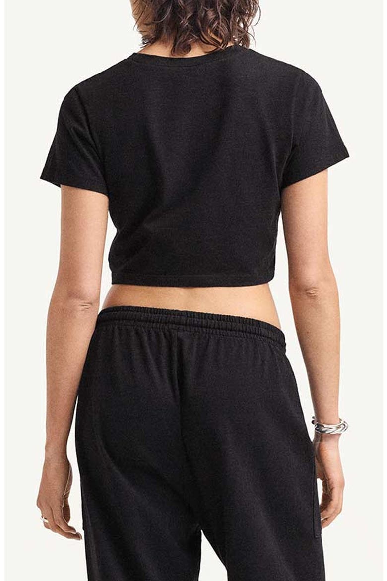 Coast Cotton Crop T-Shirt, Alternate, color, BLACK