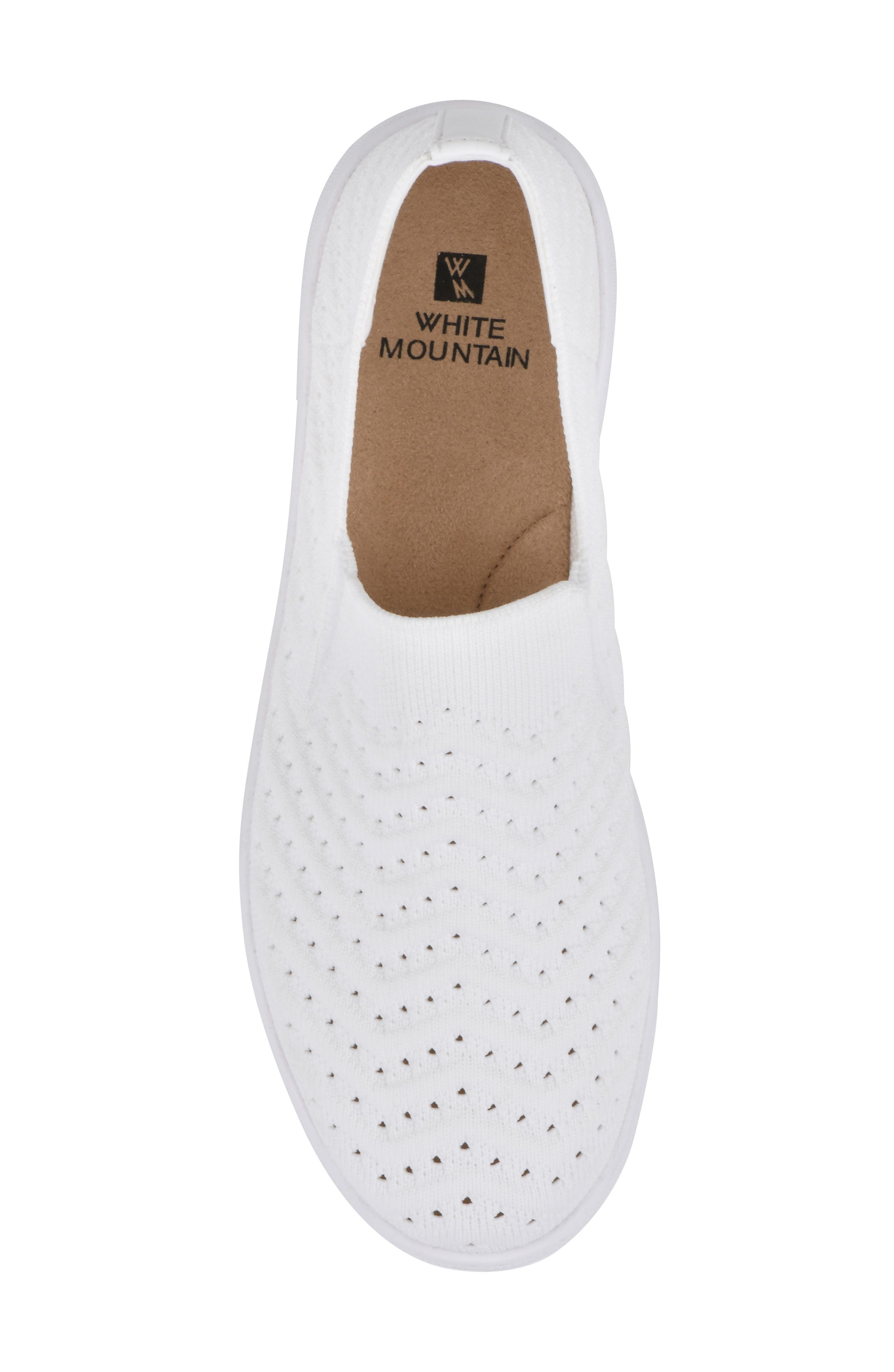 Courage Slip-On Sneaker, Alternate, color, WHITE/FABRIC