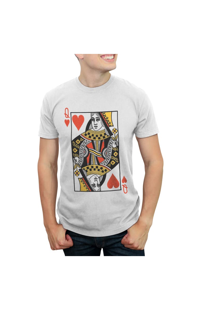 Lost Gods Men's Lost Gods Queen of Hearts  Graphic T-Shirt, Main, color, White