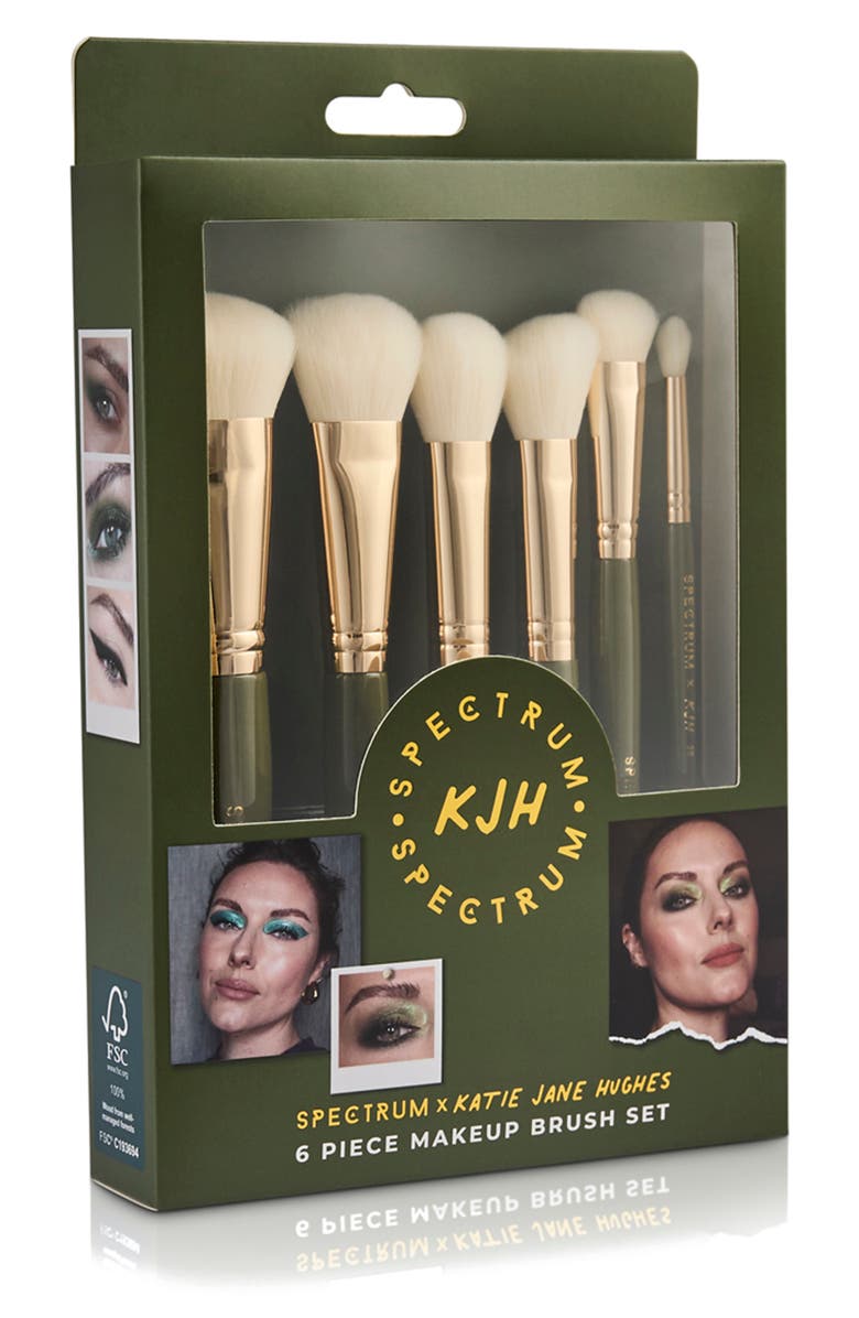 SPECTRUM x Katie Jane Hughes 6-Piece Makeup Brush Set, Alternate, color,