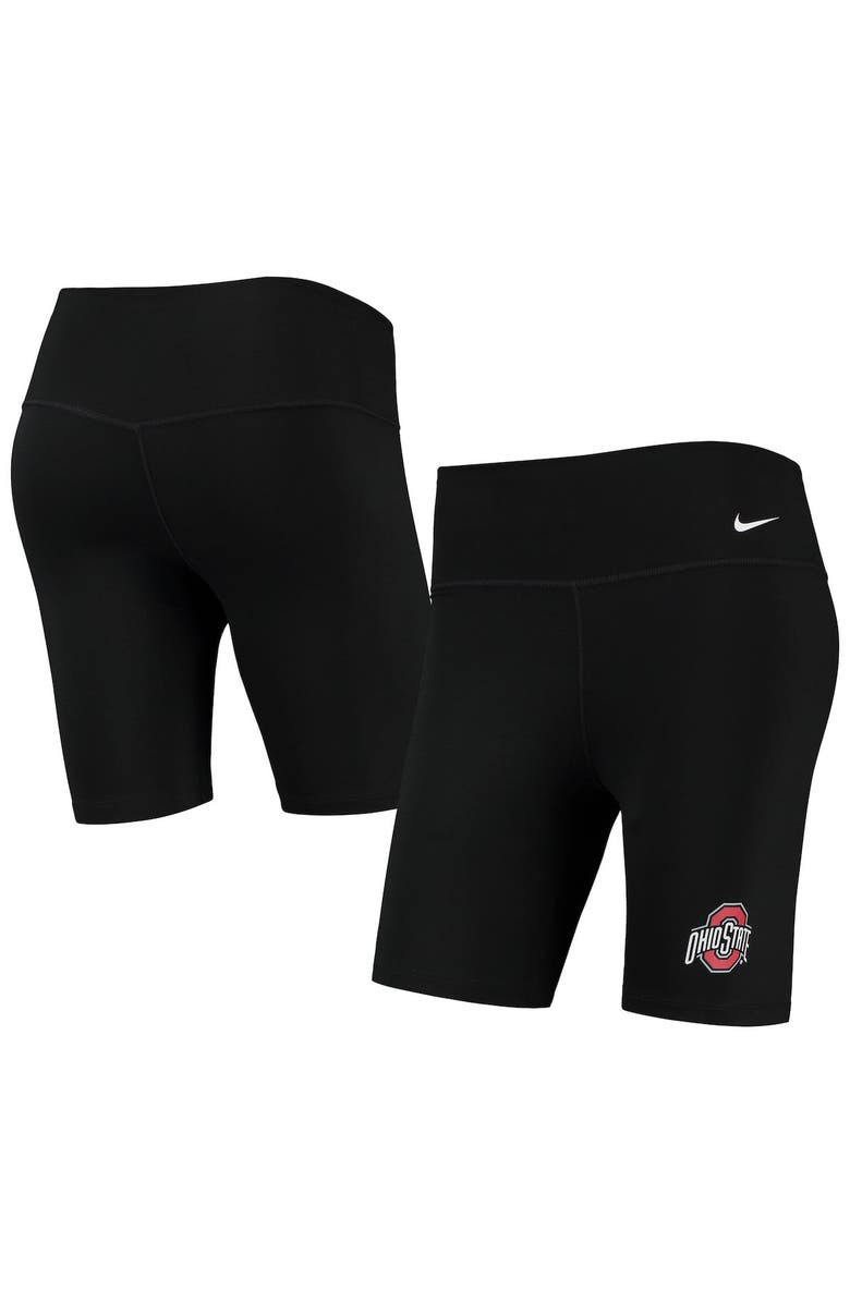 Nike Women's Nike Black Ohio State Buckeyes Biker Performance Shorts, Alternate, color,