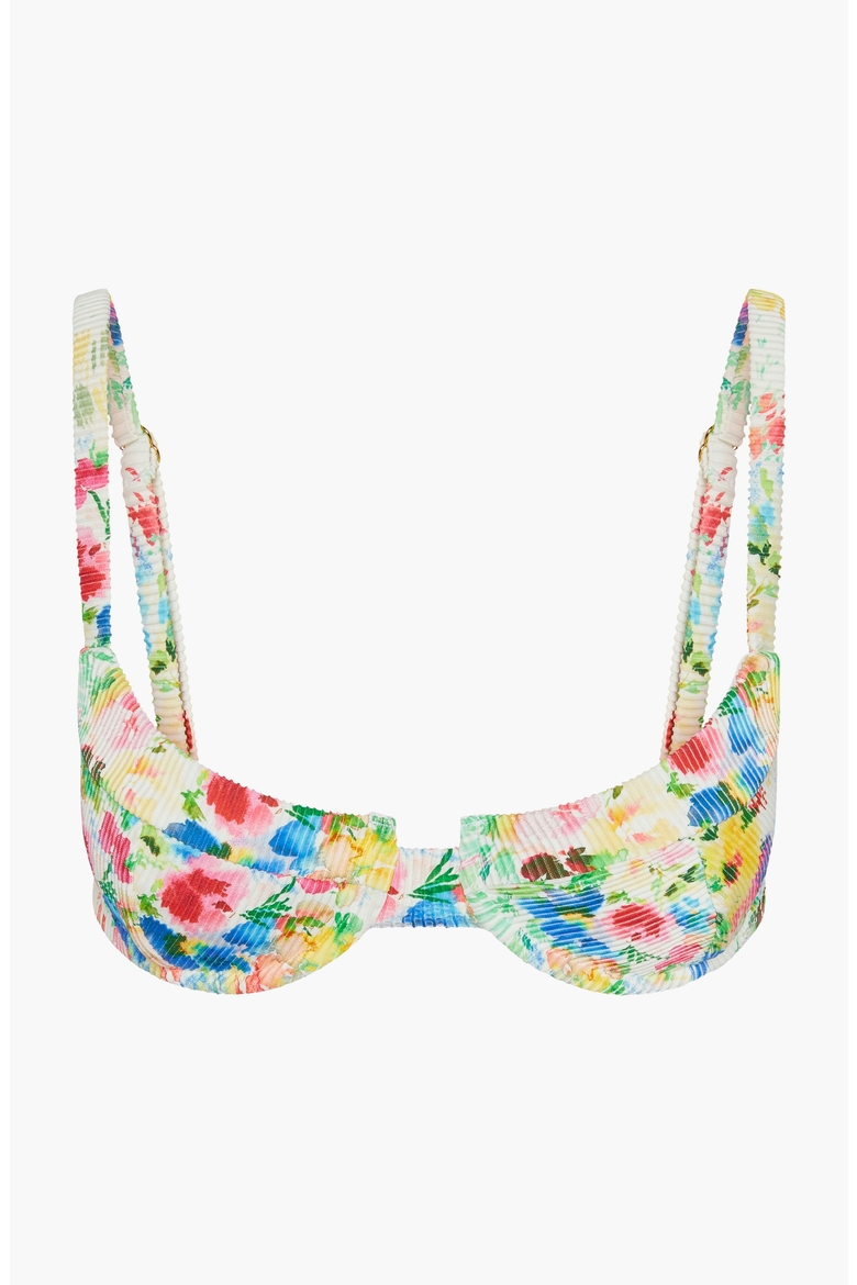 Coco Top, Alternate, color, Floral Reflection