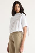 Modern Citizen Bronte Foldover Scarf-Neck Tunic Top