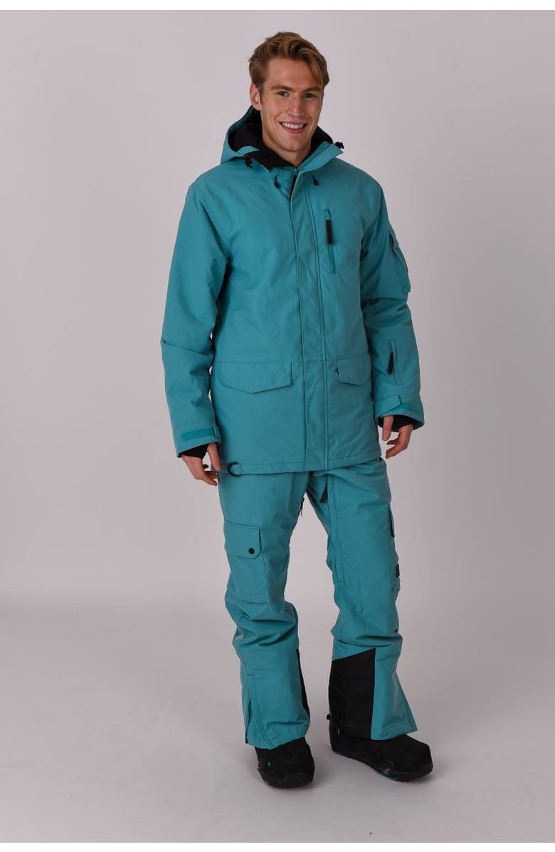 OOSC Yeh Man Jacket, Alternate, color, Teal Green