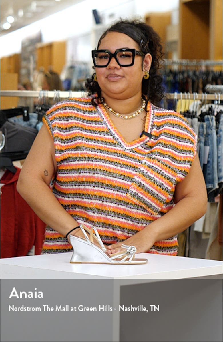 Luciana Ankle Strap Wedge Sandal, sales video thumbnail