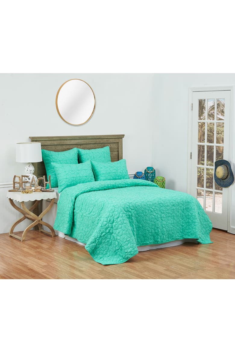 Mara Quilt Collection, Alternate, color, Green