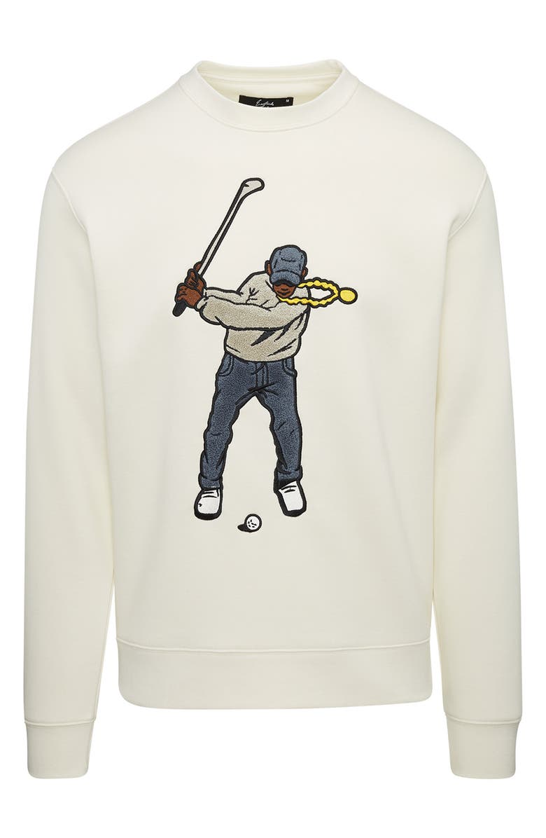 Eastside Golf Core Fleece Sweatshirt, Main, color, Pumice