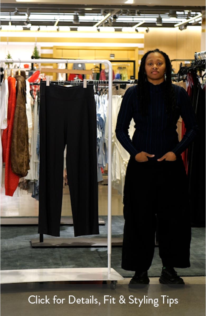 Wide Leg Double Knit Pants, sales video thumbnail