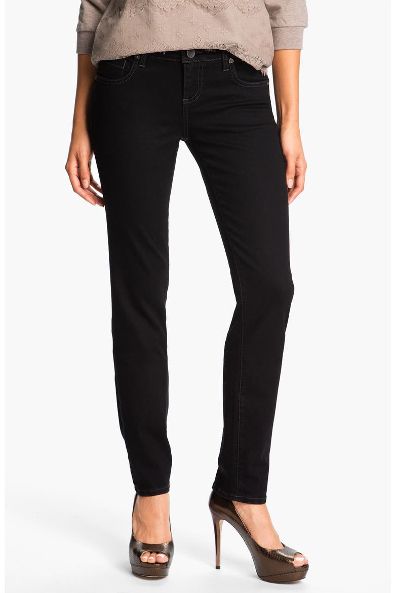 'Diana' Skinny Jeans, Main, color, BLACK
