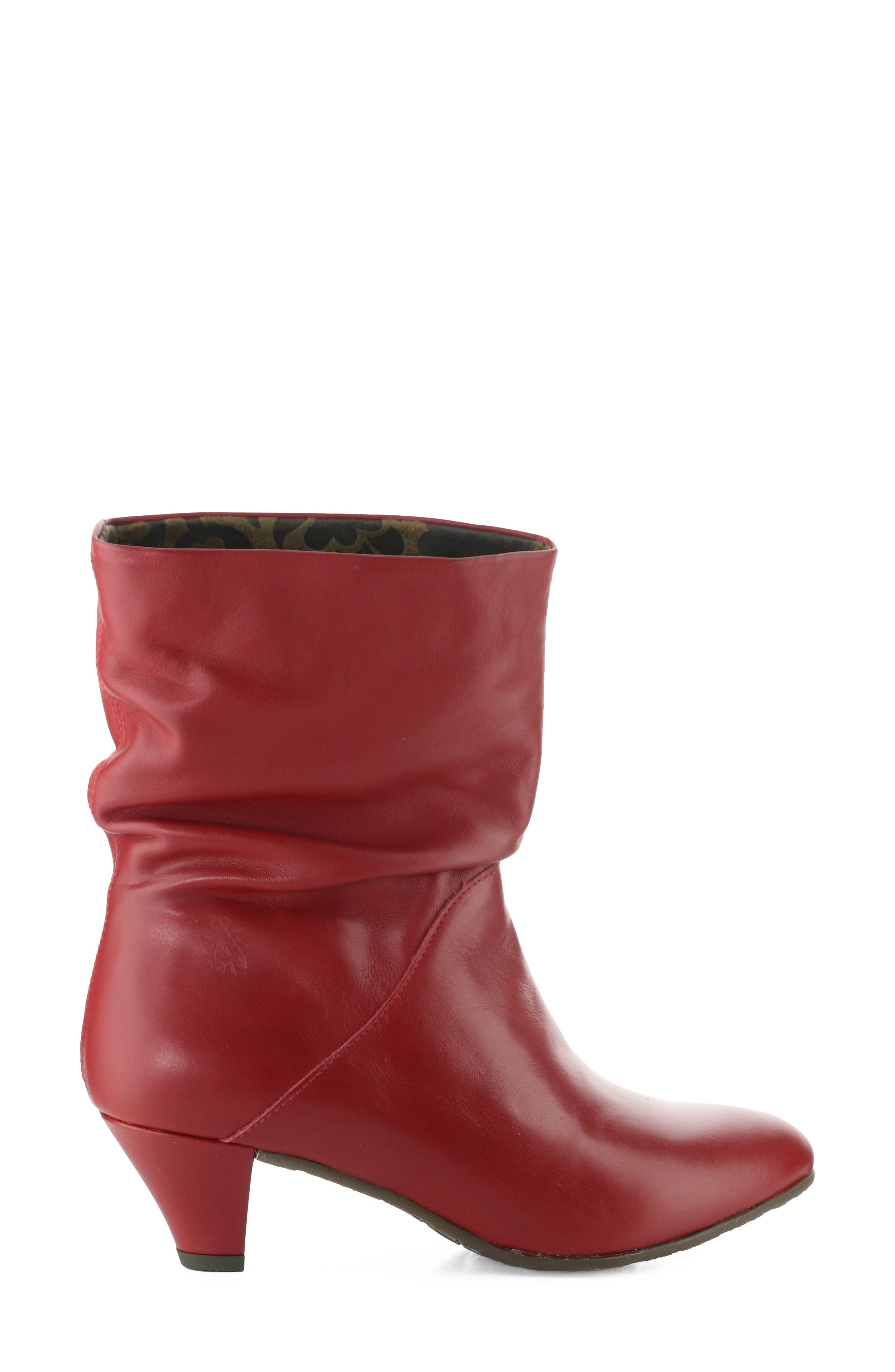 Pulk Almond Toe Bootie, Alternate, color, RUST