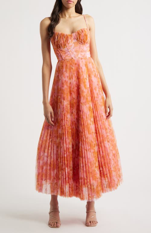 HUTCH HUTCH PLEATED COCKTAIL DRESS